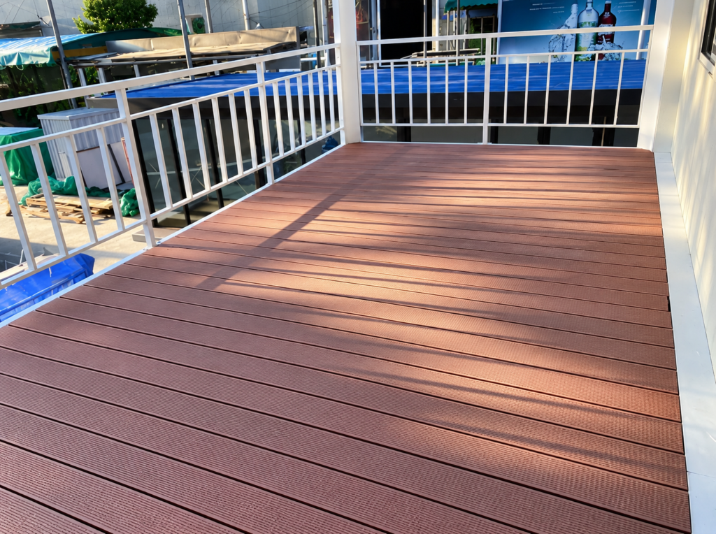 MOB RIDGEMONT upper balcony with decking and white railings